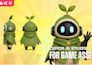 create stylized 3d game character models with rigging and animation